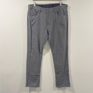 Jachs Men's Charcoal Straight Leg Stretch Jeans Size 34x30